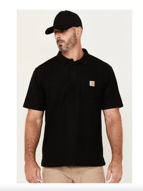 Men's Carhartt Loose Fit Midweight Short Sleeve Pocket Polo